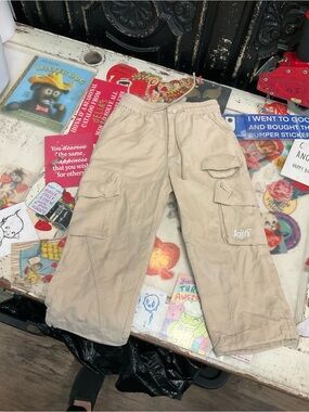 Kith Kids Tan Cargo Pants with Patch Pockets